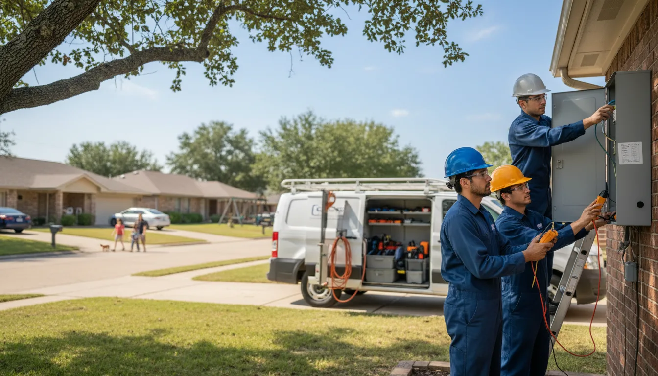 Certified electrician providing emergency electrical services in Iola, KS